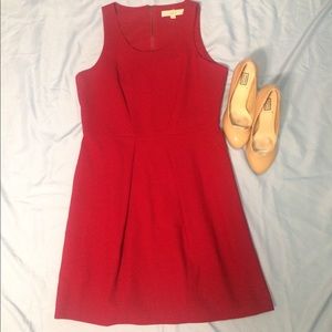 Loft Anne Taylor red dress